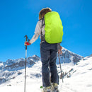 Waterproof Backpack Rain Cover Antislip Rainproof Coating (Shiny Green) Newly