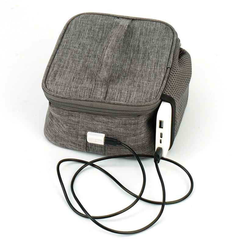 USB Heating Lunch Box Insulation Bag Food Container for Outdoor Picnic Offi