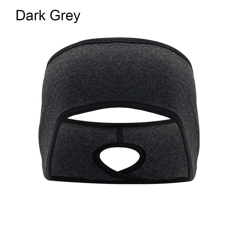 Women Girls Ear Warmer Running Headband Winter Sweatband Ponytail Headband