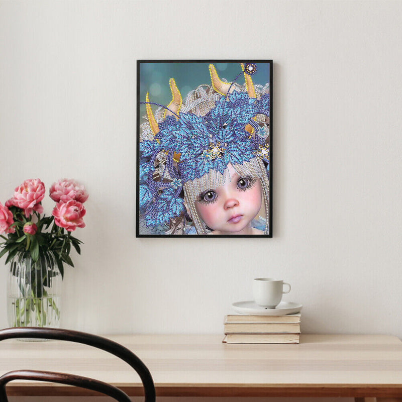 Flower Fairy, Elf Girls, Diamond Painting Set, Partially Shaped Drill, Wall Art-D