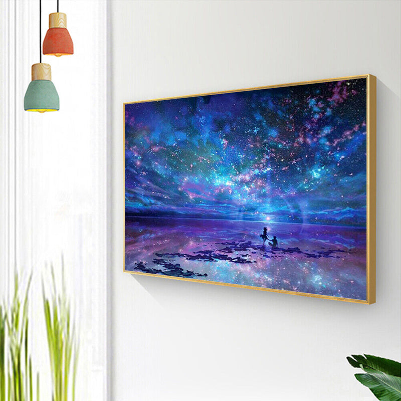 DIY Starry Sky Cross Stitch 5D Full Square Drill Diamond Painting Embroidery Art