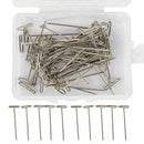 50 Pcs Metal 38mm/1.50" T Pins For Modelling Macrame T3C5 Sewing Craft H8Q5 M8S2