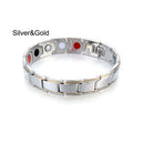 Health Care Detachable Bangle Energy Healing Magnetic Therapy Bracelet Hematite