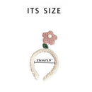 Hoops Hair Ornament Lovely Hair Accessories Headbands Flower Lamb Wool Cute