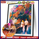 Full Drill Romantic Back 5D Diamond DIY Painting Kit Home Decor Craft