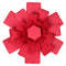 3pcs Explosion Box Hexagonal DIY Photo Album Scrapbooking Box Gift (Red)