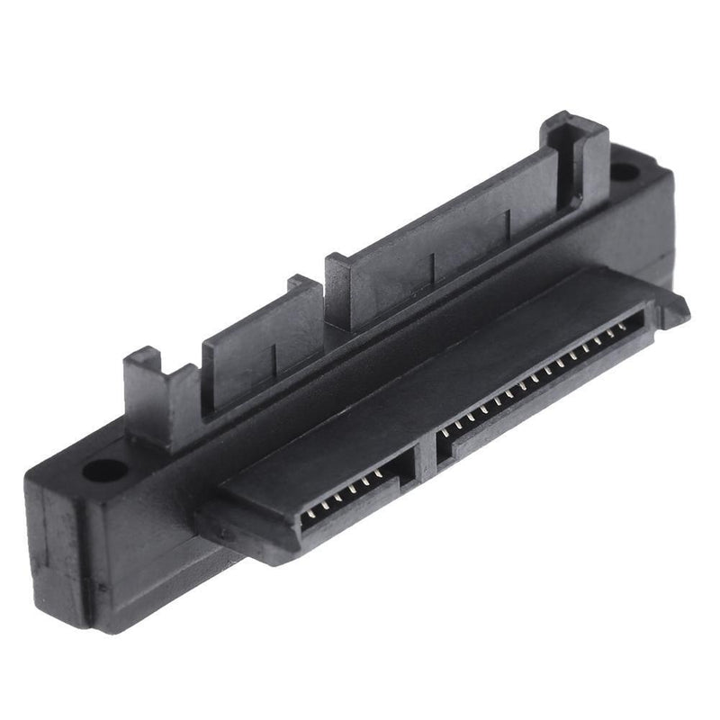 90 Degree 7+15Pin SATA Male, Female Port Adapter Card for SATA HDD SSD