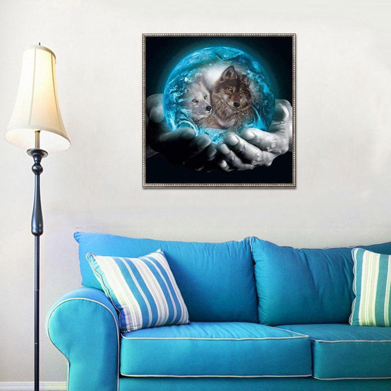 Wolf 5D Full Drill Diamond Painting Embroidery DIY Cross Stitch Home Decor