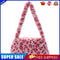 Animal Pattern Underarm Bag Women Mini Plush Shoulder Handbags Purse (9)