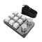 Macro Keyboard Bluetooth-compatible 9 Key 2 Knob Mechanical Keypad (Clear)