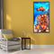 Canvas Painted Oil Paint By Numbers Goldfish DIY Wall Art Modern Bedroom Decor