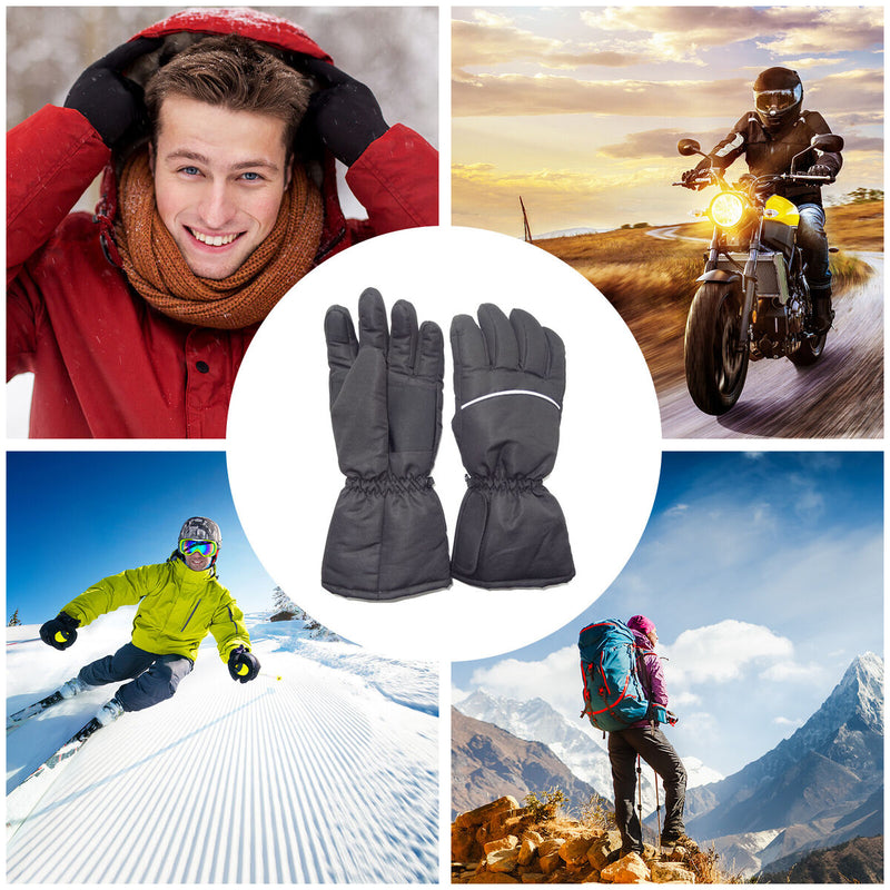 Heated Gloves, Waterproof Hand Warmers Thermal Gloves for Cycling, Fishing Newly
