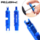 RISK MTB Bicycle Wrench Valve Core Aluminum Air Tire Nozzle Disassembly Tools
