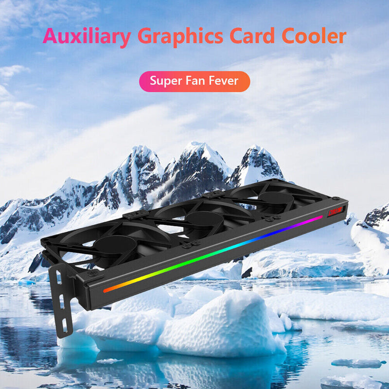 ARGB 5V 3Pin Cooling Fan for Computer Desktop Laptop PC Case Heat Sink Radiator