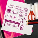 Desk Book Lamp Paper Cut Dies Metal Stencil Silicone Seal Stamp Mold (C) Newly