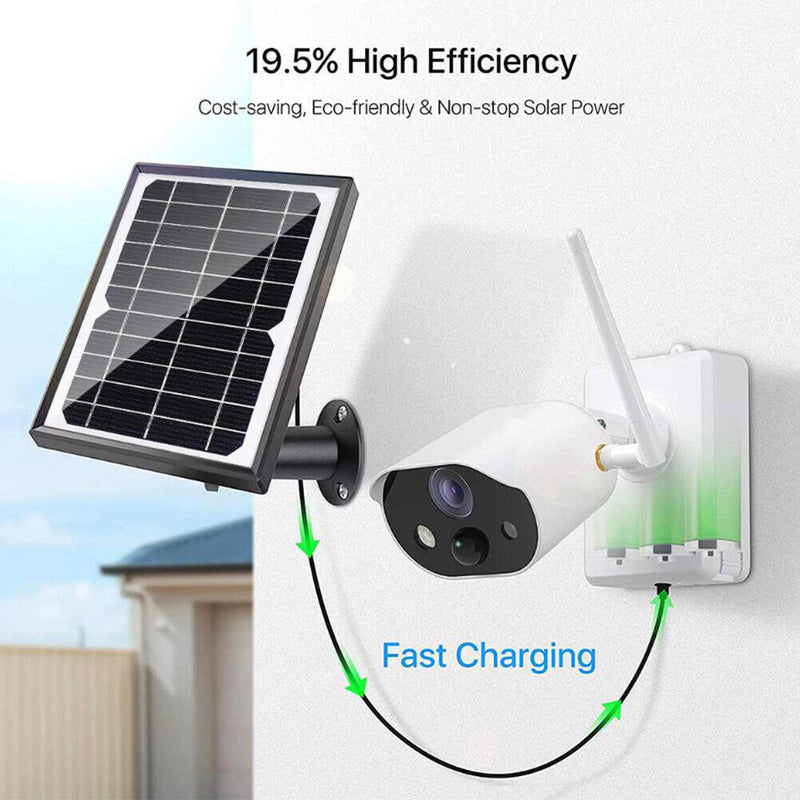 10w 5V Waterproof Solar Charging Panel with Mounting Stand for Smart Doorbell