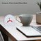 1pc Acrylic Semicircle Waterproof Seal 2 Feet Away Indicator Flow Open