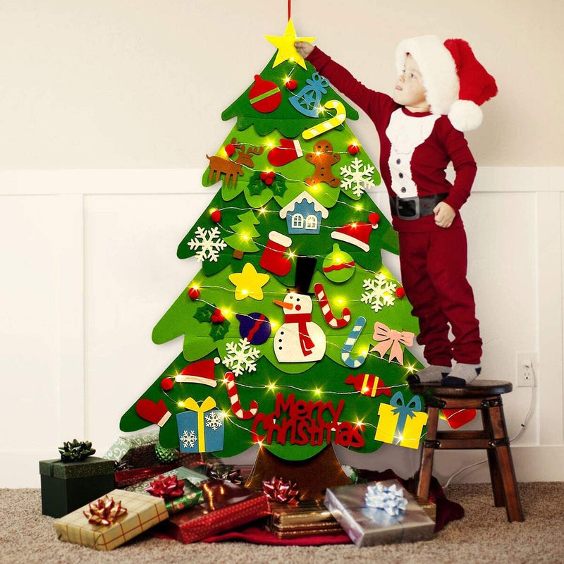 String Light Xmas Gifts Christmas Decor Christmas Ornaments Felt Christmas Tree