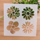 Painting Stamp Flower Pattern Scrapbooking Embossing Template Layering Stencils