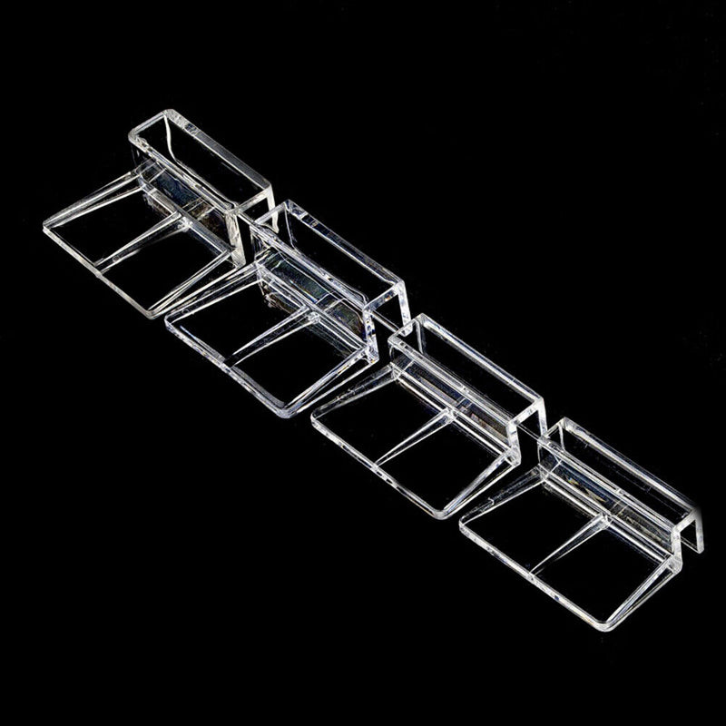 8mm 10mm 12mm 4pcs Fish Tank Bracket Clip Acrylic Aquarium Lid Holder (6mm)