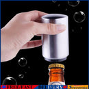 Automatic Stainless Steel Beer Bottle Opener Magnet Juice Drink Cap Opener