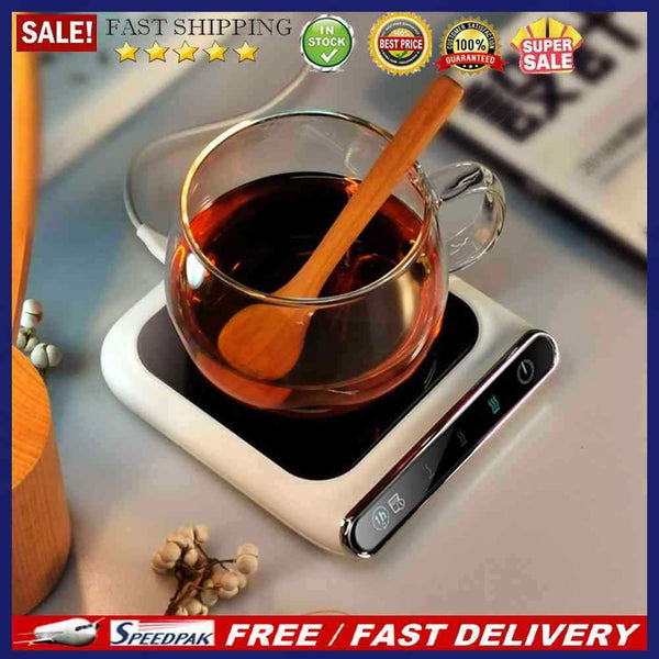 Smart Electric Beverage Warmer with Adjustable Temperatures for Office Home