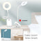 White for Bedside Table Lamp Headboard Clip On LED Table Light Ring Shape