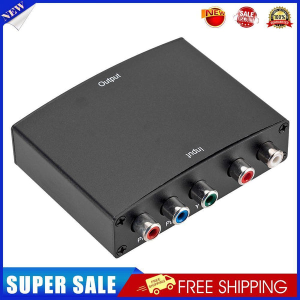 YPBPR to HDMI-compatible to RGB Component Video +R/L Audio Adapter Converte