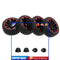 #A 4Pcs 12mm Hex Hub 1.9 inch Beadlock Wheel Rims Tires Set for 1/10 Traxxas Tam