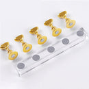 5pcs Nail Art Practice Display Stand Chess Board for Polish Gel Color Chart