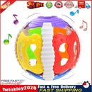 Soft Rubber 0-1Y Baby Rattles Little Loud Bell Ball Grasping Puzzle Toys Newly