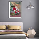 5D DIY Diamond Painting Santa Full Round Drill Mosaic Christmas Picture Kit