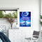 Frameless Painting By Number Moon Tree Reflection DIY Handmade Drawing On Canvas