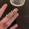 Women Jewellry Trendy Peal Ear Row Sparkling Earrings Earrings Diamond Stud