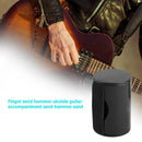 Guitar Ukulele Sand Shaker Rhythm Finger Ring Maraca Accessories (Black) Newly