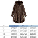 Pure Color Hoodies Overcoat Irregular Coat Women Loose Outwear (Coffee 2XL)
