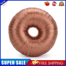 Synthetic Wig Hair Donuts Bun Maker Magic Hair Head Band Ball (Light Brown)