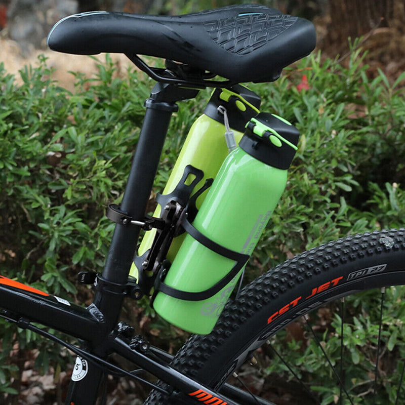 MTB Bike Water Cup Cage Extension Rack Aluminum Alloy Kettle Holder Extender