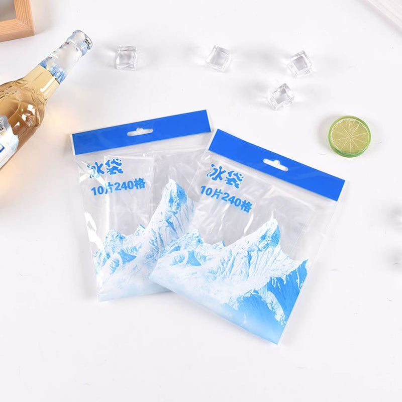 Disposable Self-sealing Ice Cube Mold Popsicle Molds Ice Cube Bags Ice-making
