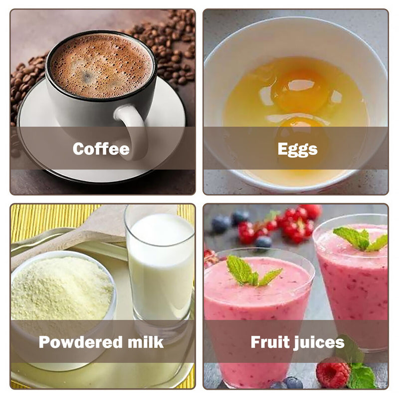 Milk Frother Handheld Foam Maker for Chocolate Coffee Electric Frothing Wan