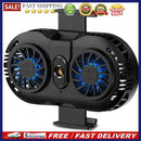 USB Mobile Phone Cooler Radiator Dual Fan Gaming Smartphone Holder Heat Sink