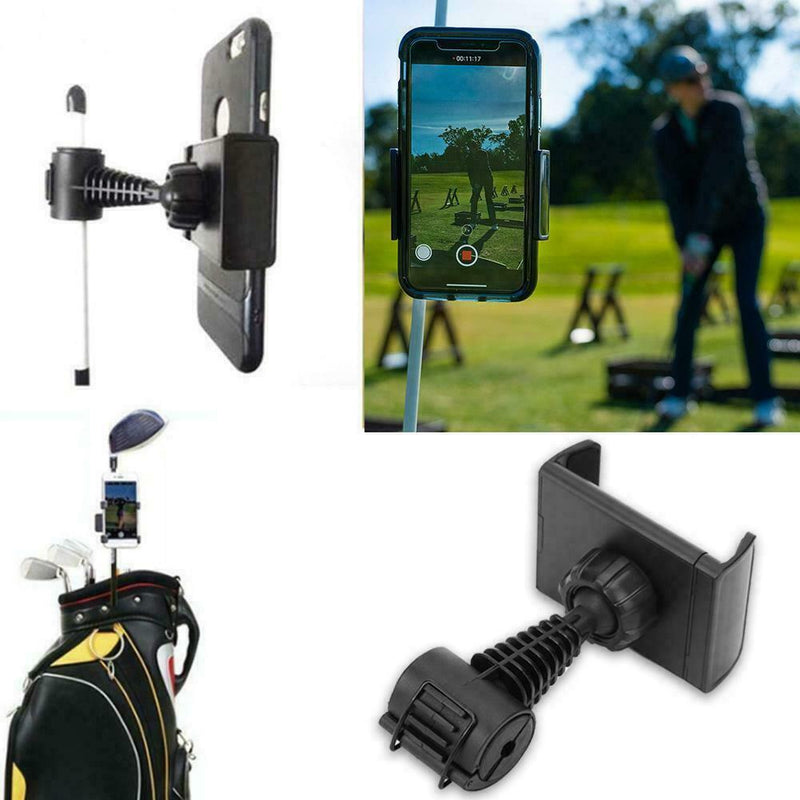 Golf Swing Recorder Holder Phone Clip Bracket Trainer Best Training Aid Z7V6