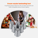 Piping Tips Set - 6PCS Icing Piping Tip Nozzles for Cake Sugarcraft Decorating