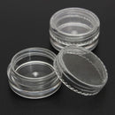 50x Plastic Empty Cosmetic Sample Container 3 Grams Jars Containers pot  hot.