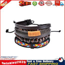 Multi-Layer Handmade PU Retro Braided Bracelet Jewelry for Men Women(4) Newly