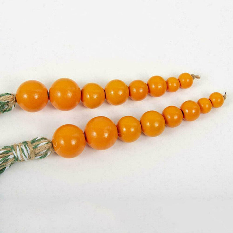 2022 Rope Tassel Radish Beads String Wooden Beaded Pendant Home Decor Craft H0J2