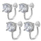 Women Men Tragus Earrings No Pierced Non Piercing Earrings Zircon Ear Cuff