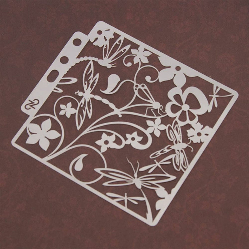 DIY Craft Embossing Scrapbooking Layering Stencils Painting template Flower