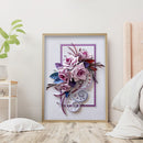 Diamond Painting Quilling paper painting flowers Full Round Rhinestone