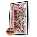 5D DIY Full Drill Diamond Painting Flowers Car Cross Stitch Mosaic (LM301)